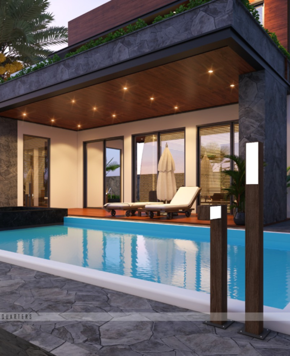 Brig SM Amir - 2 Kanal Modern House with Swimming Pool